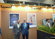 Francisco Marín, CEO de Fresmiel, con Francisco José Alfaro, CEO de El Pilonar.